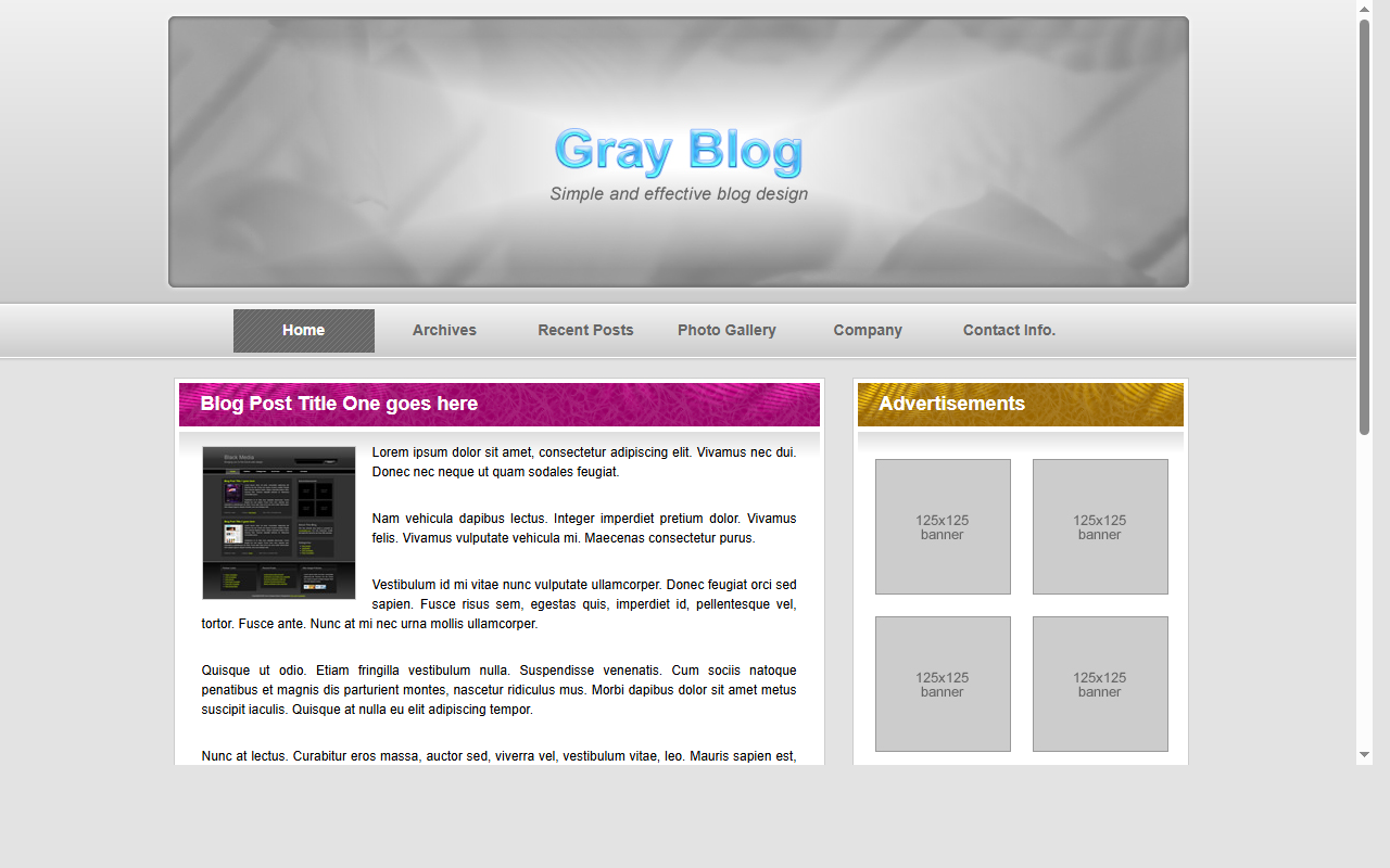 Gray blog