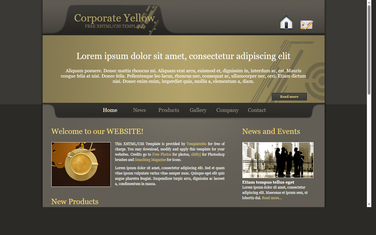 Corporate yellow
