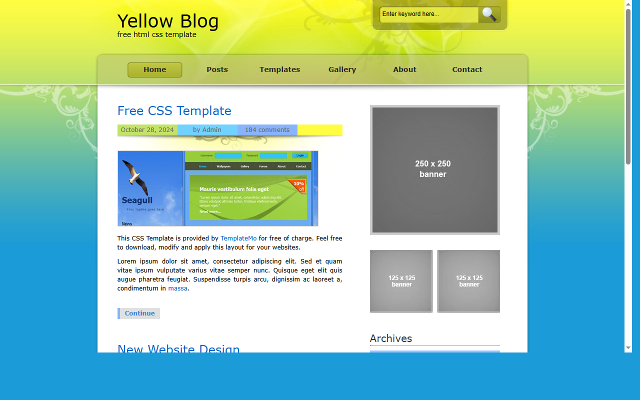 Yellow blog