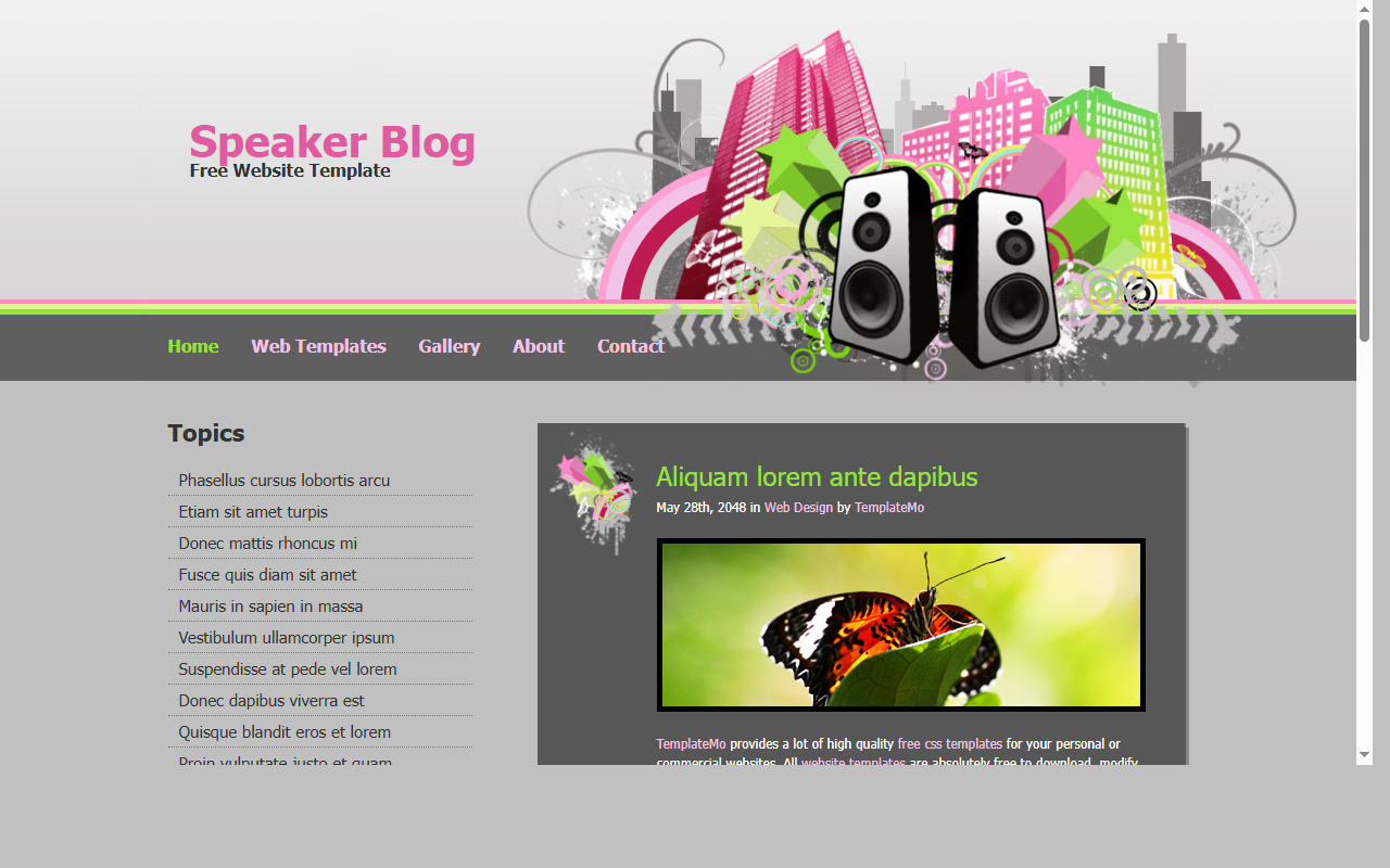 Speaker blog