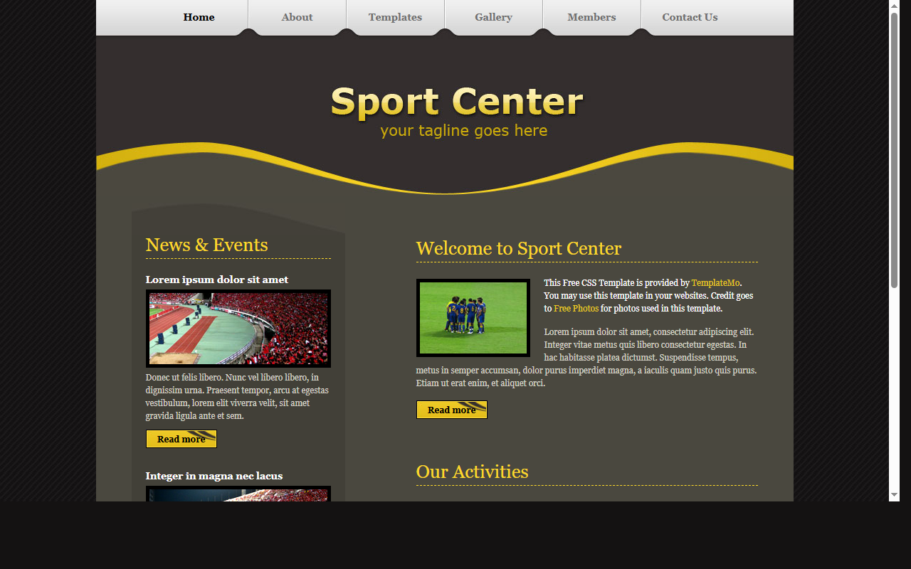 Sport center