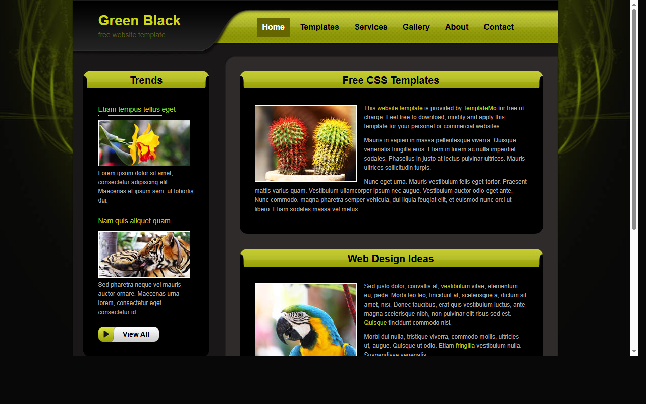 Green black