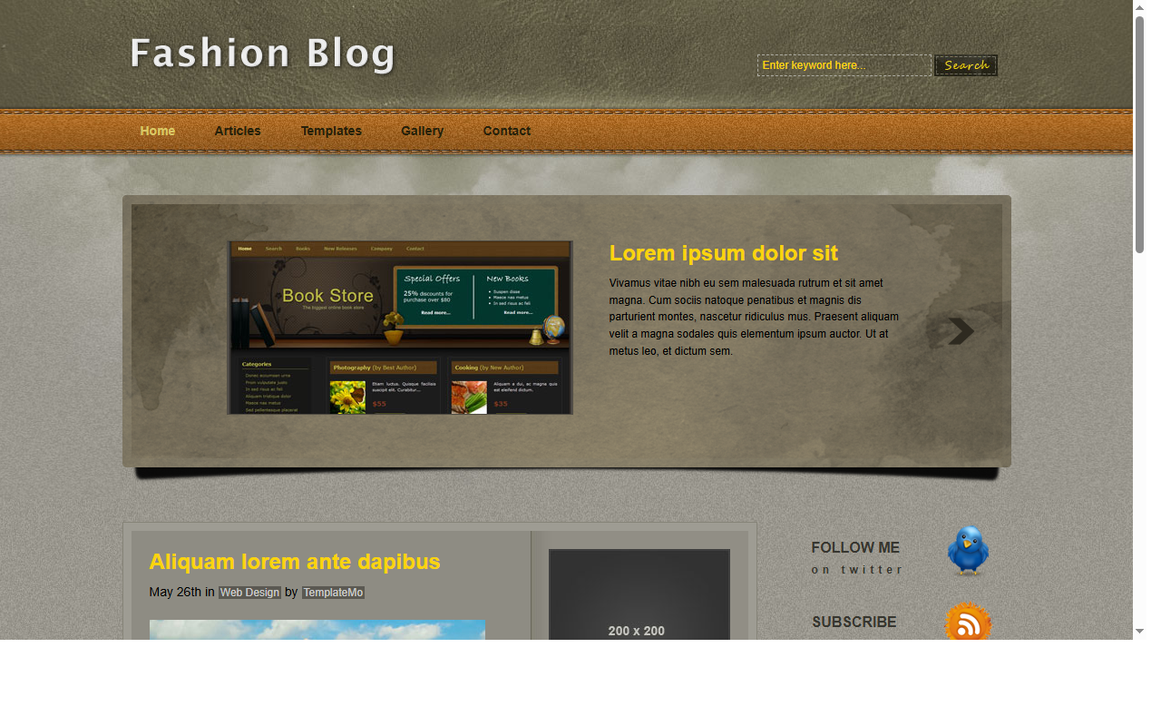 Fashion blog