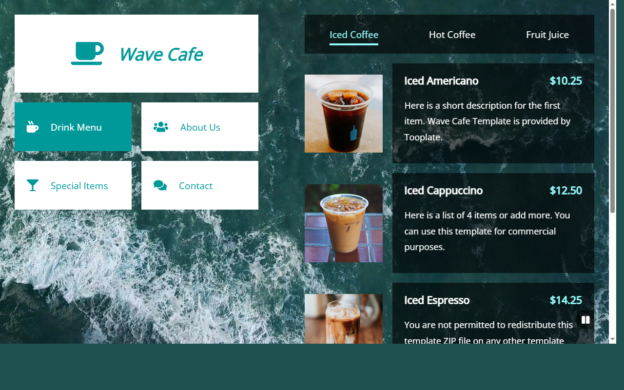Wave cafe