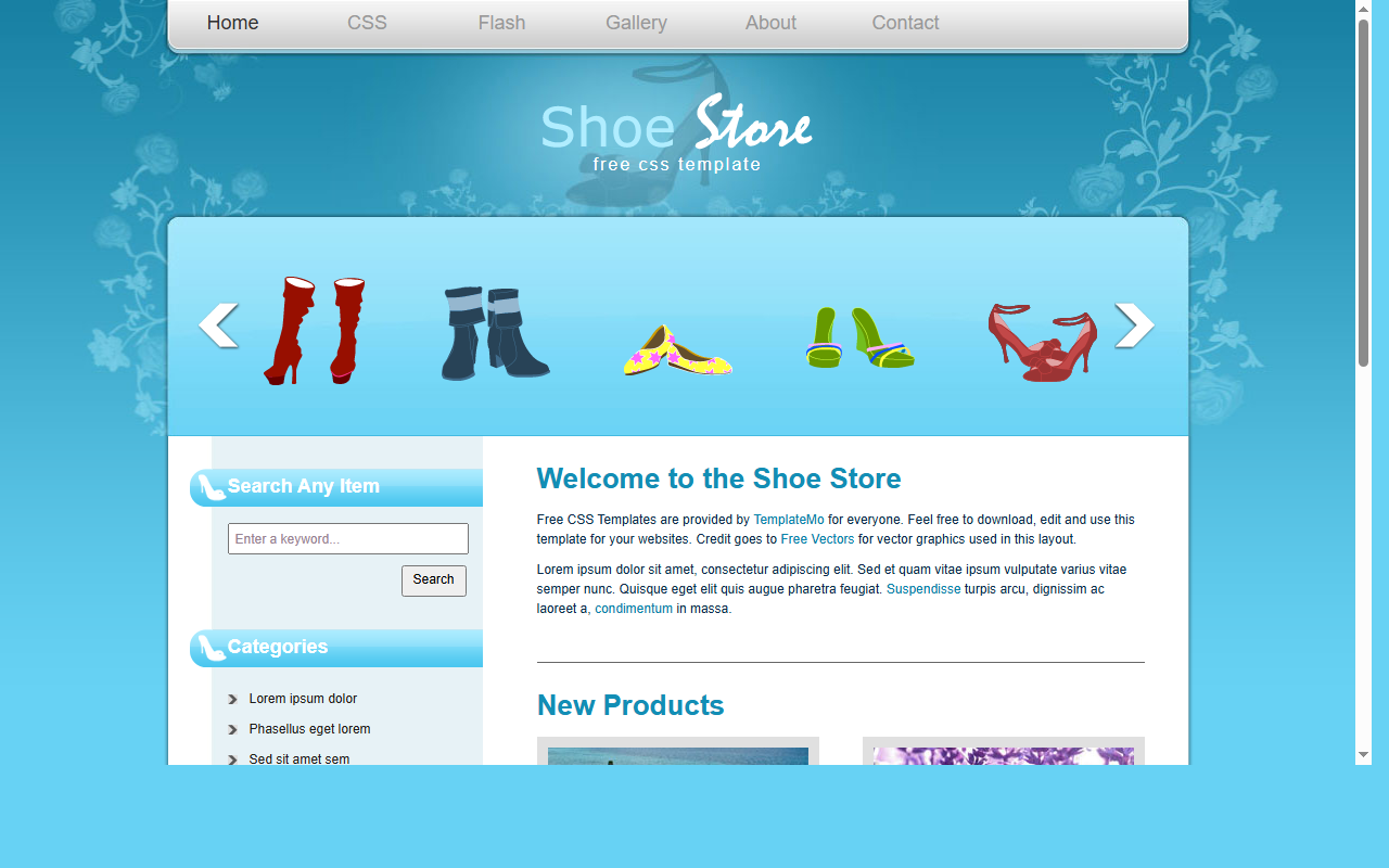 Shoe store