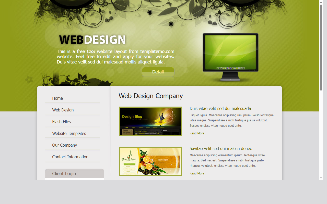 Web design