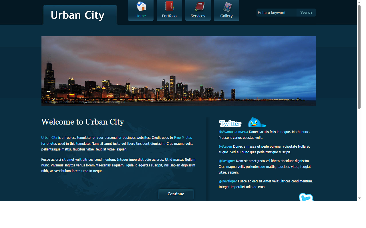 Urban city