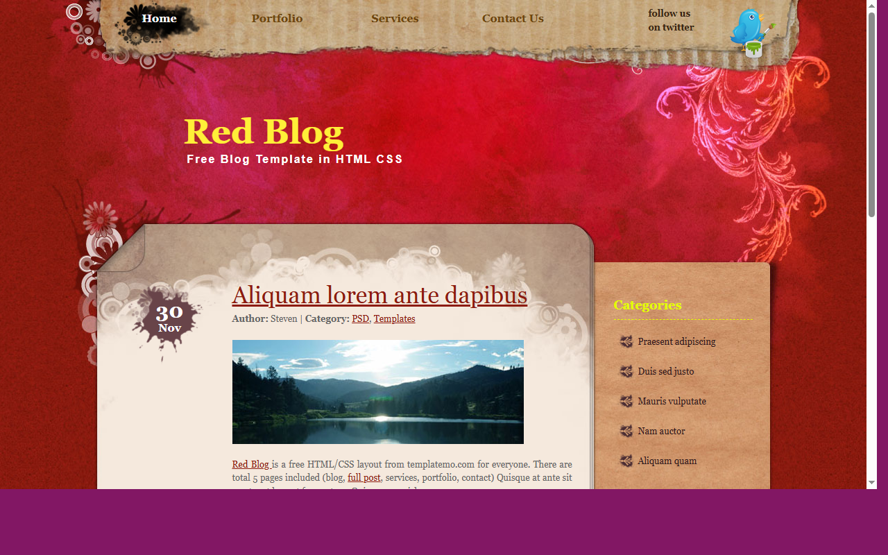 Red blog