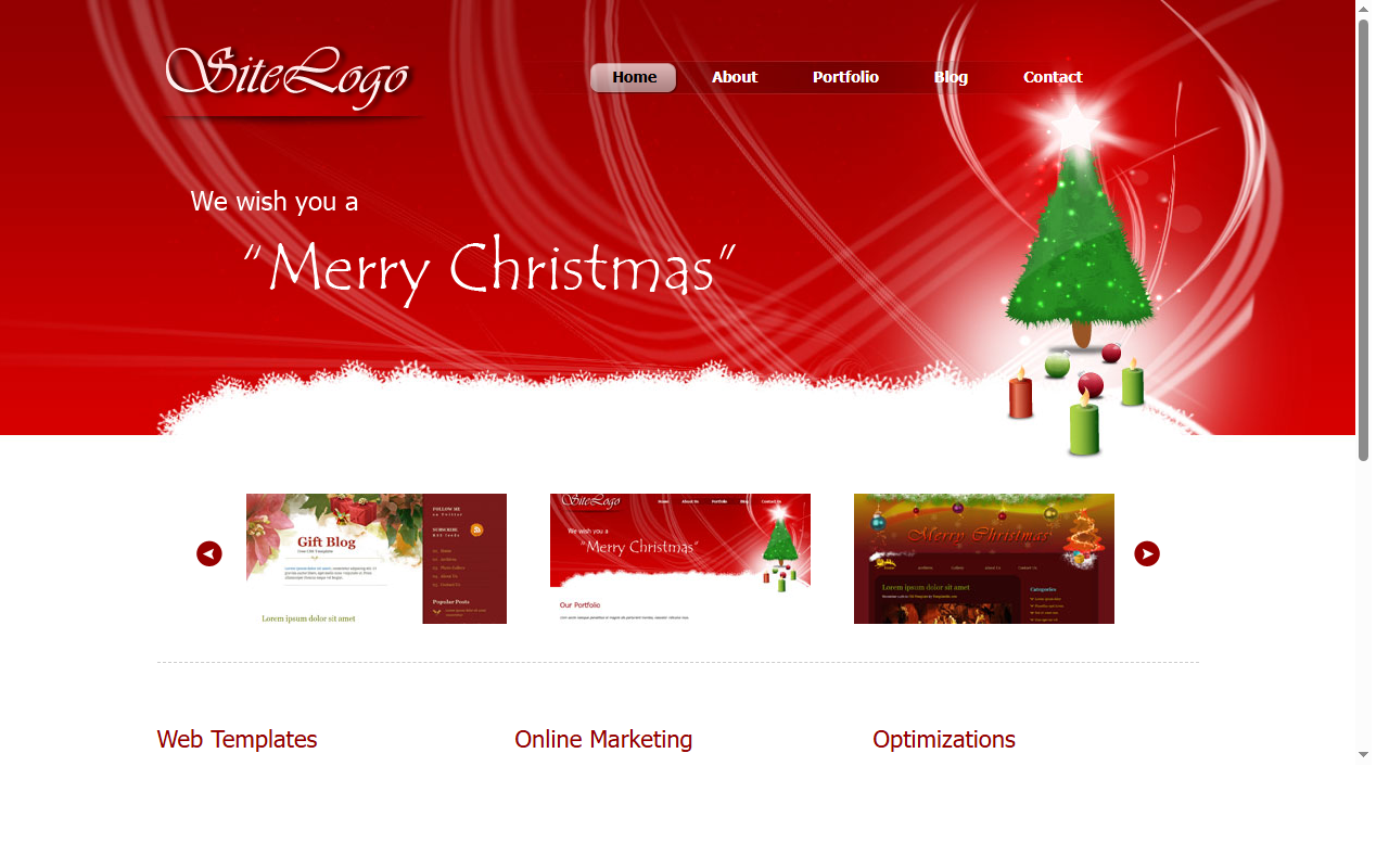 Christmas red