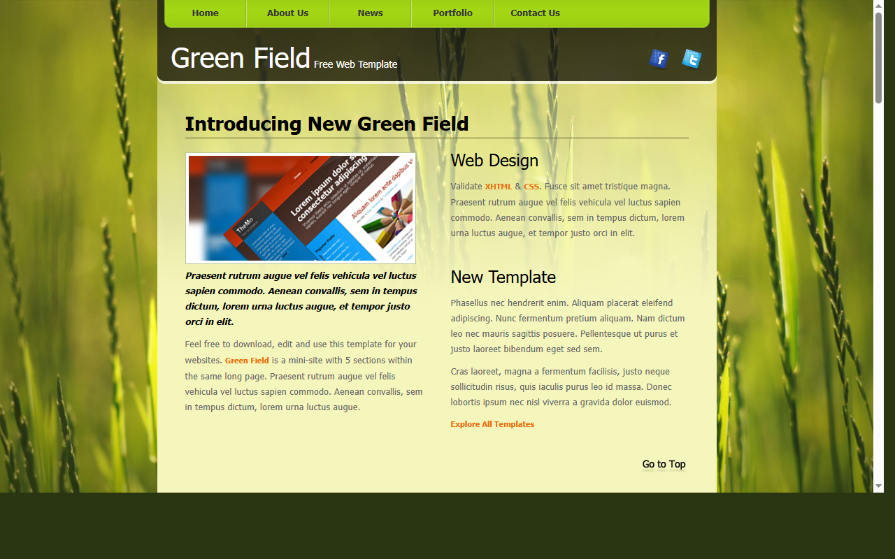 Green field