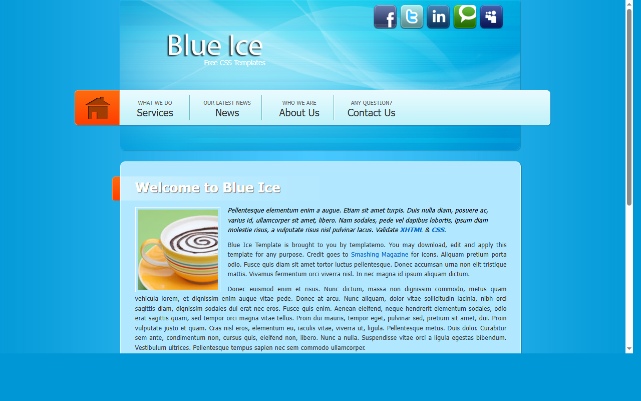 Blue ice