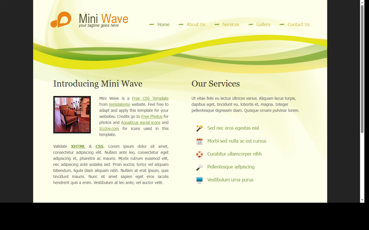 Mini wave