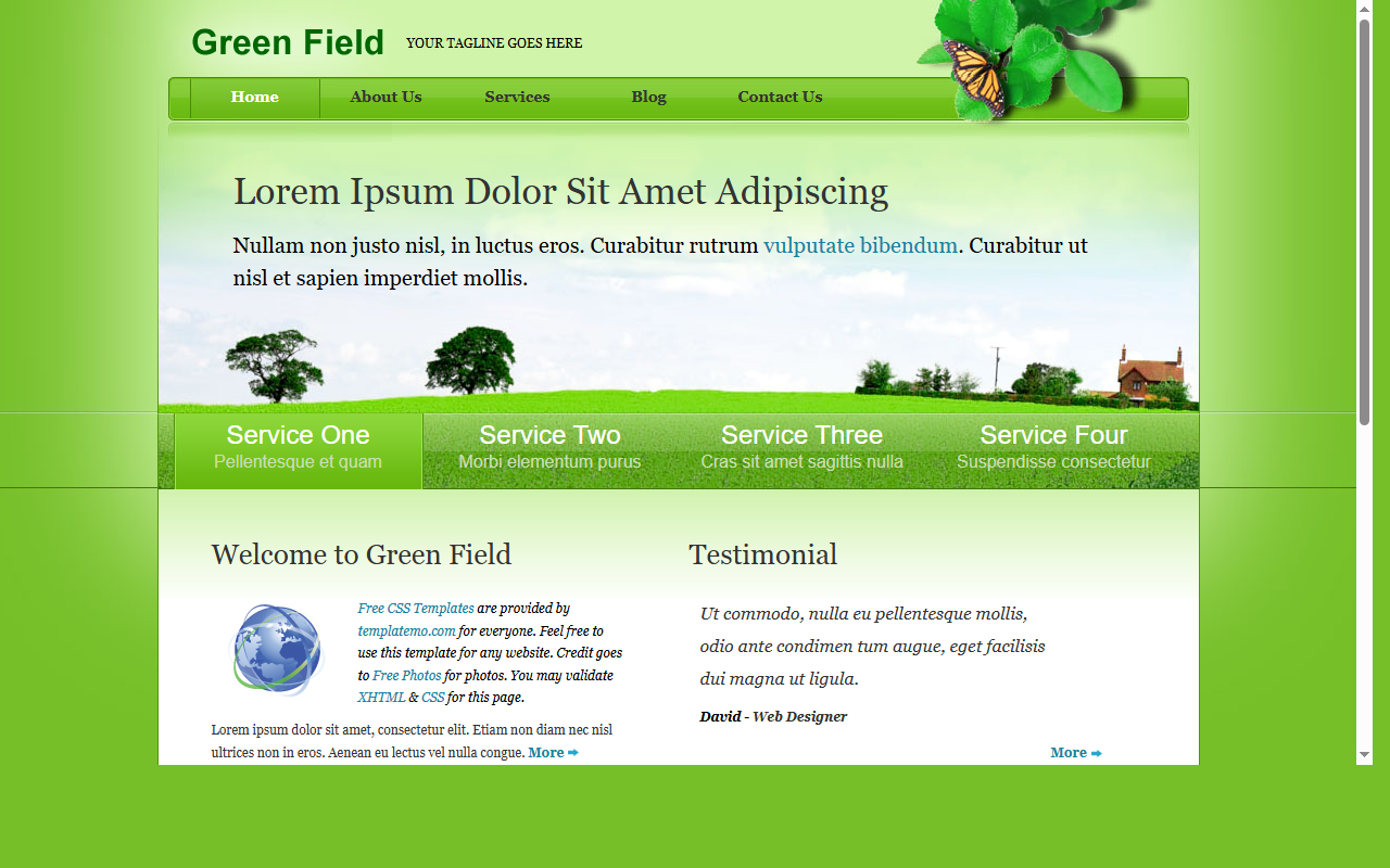 Green field