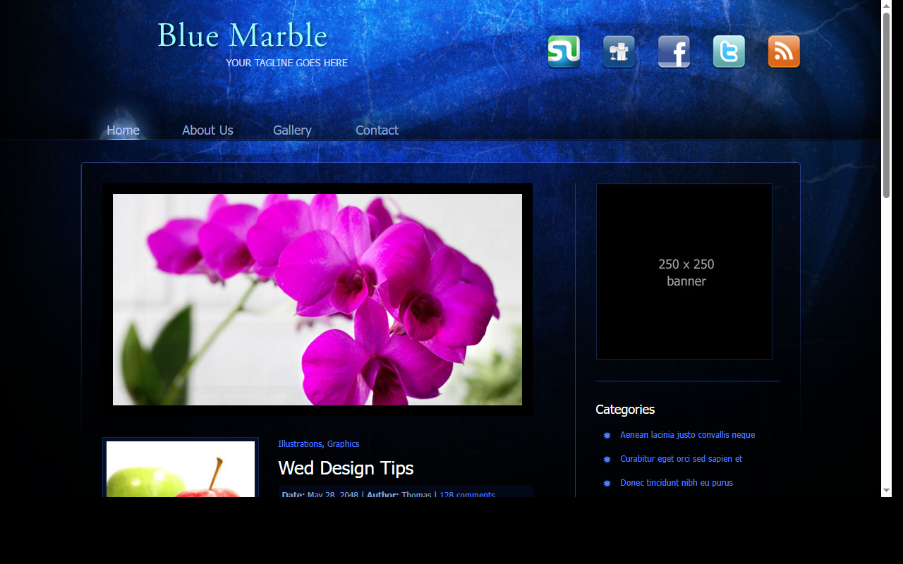 Blue marble