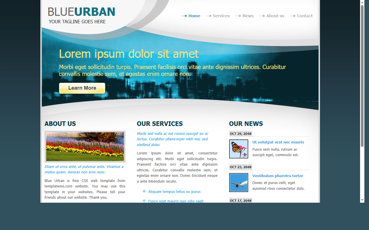 Blue urban