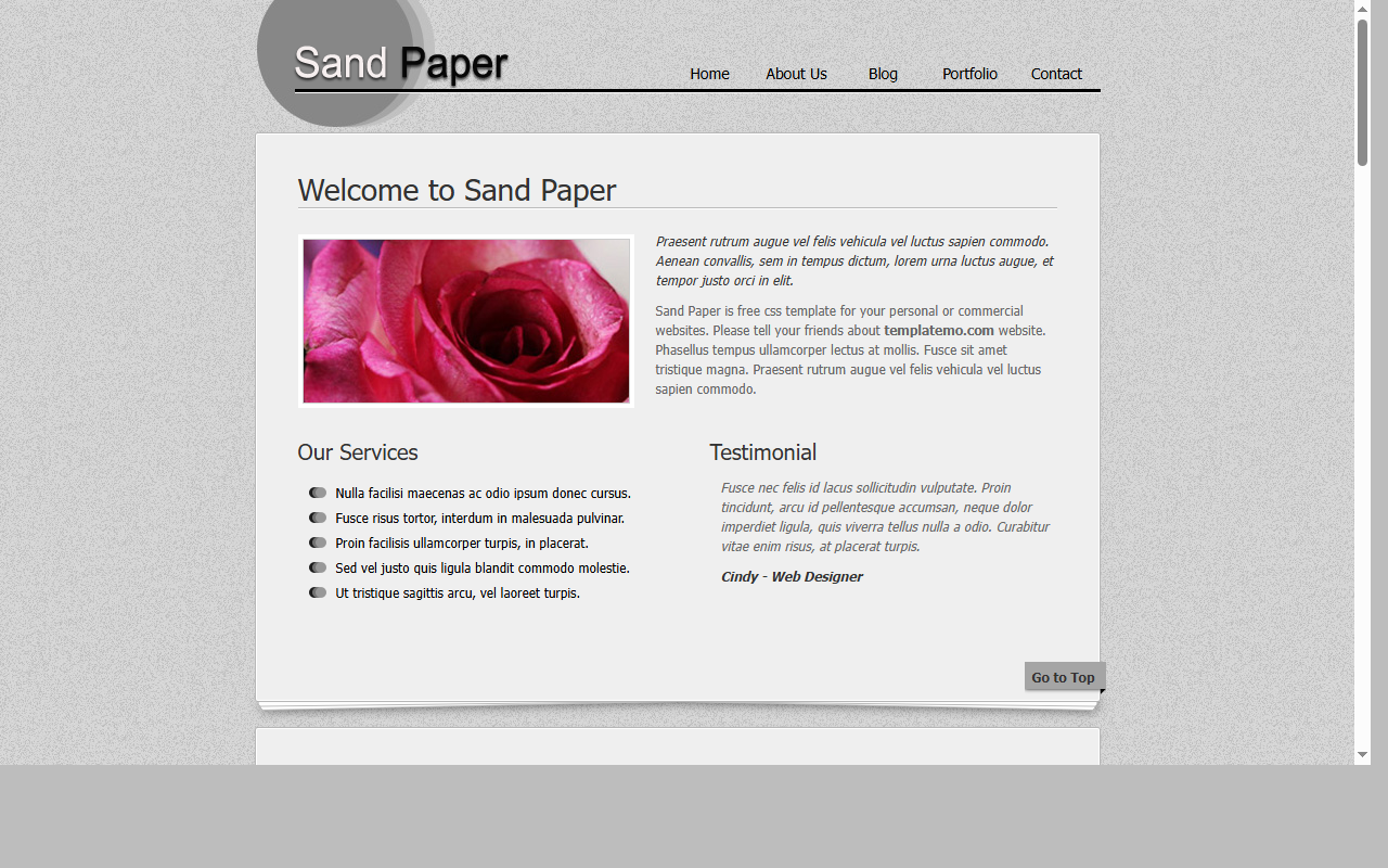 Sand paper