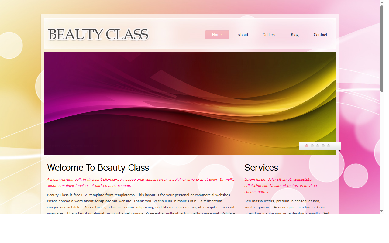 Beauty class
