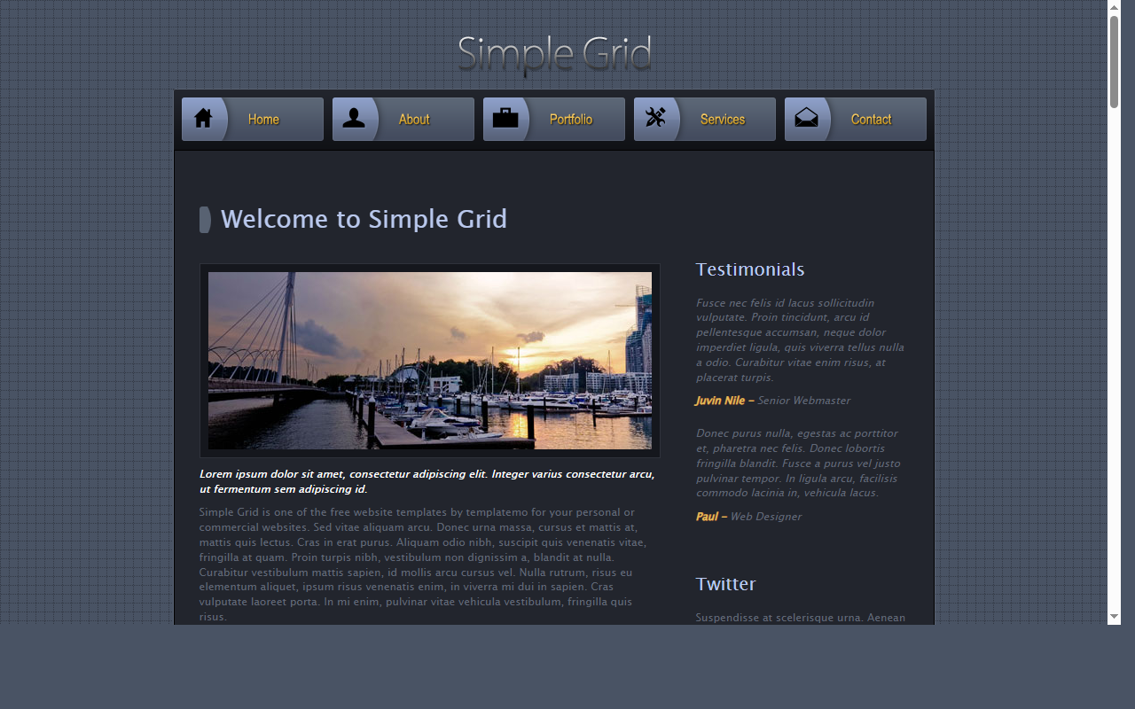 Simple grid