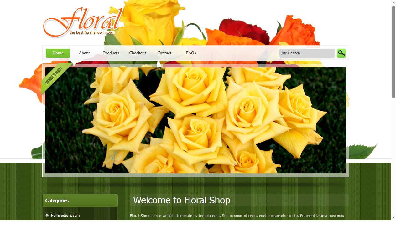 Floral shop