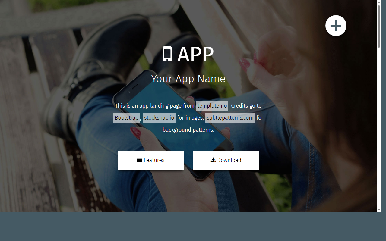App landing