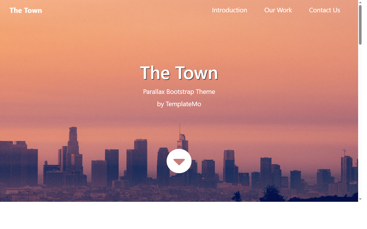 The town