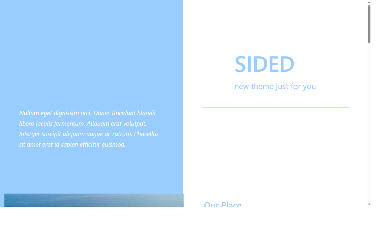 Sided