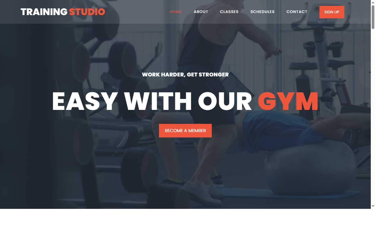 Training studio