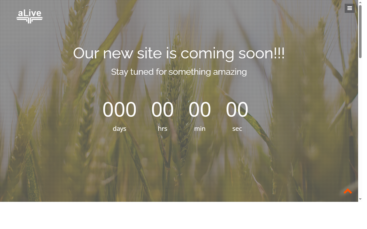 Alive-responsive-coming-soon-template