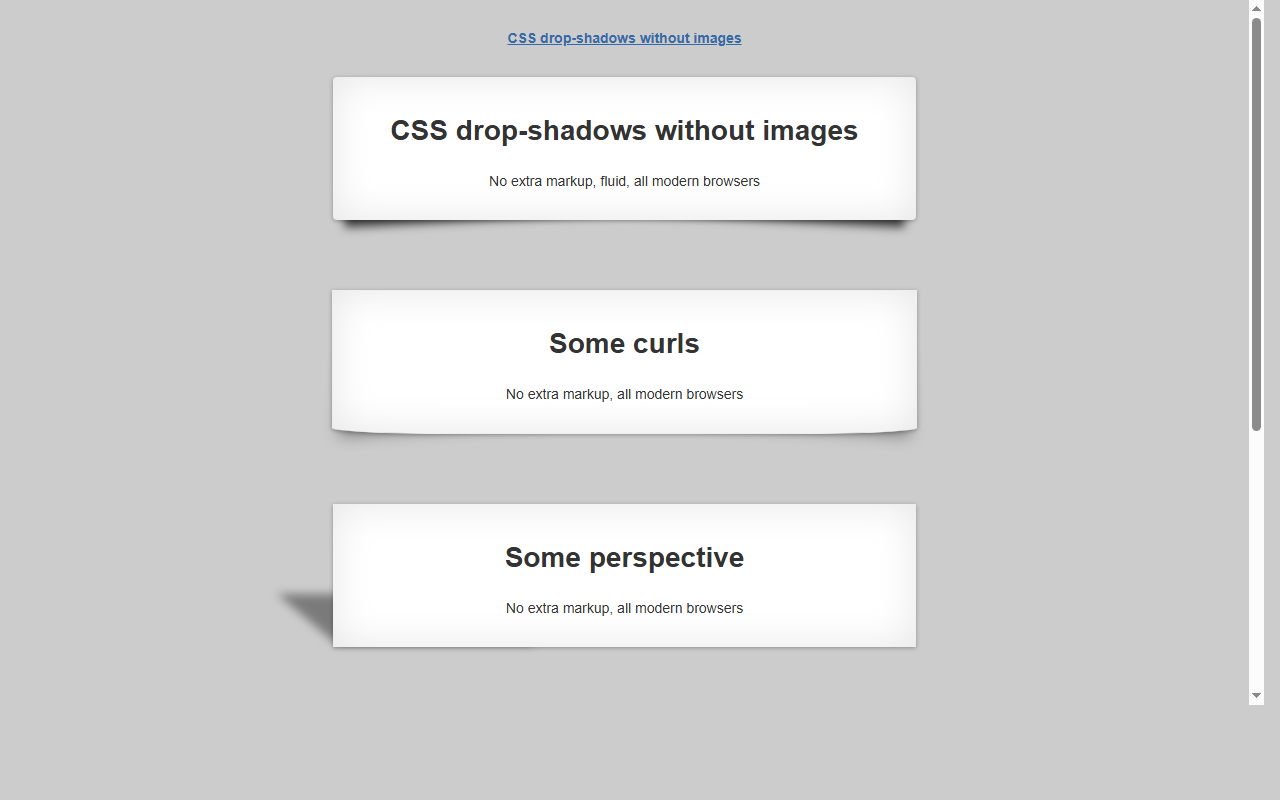 Css3-drop-shadows