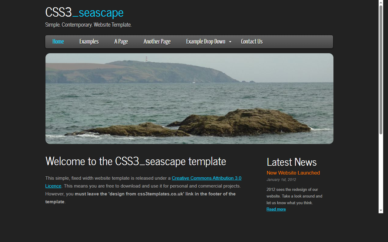 Css3-seascape