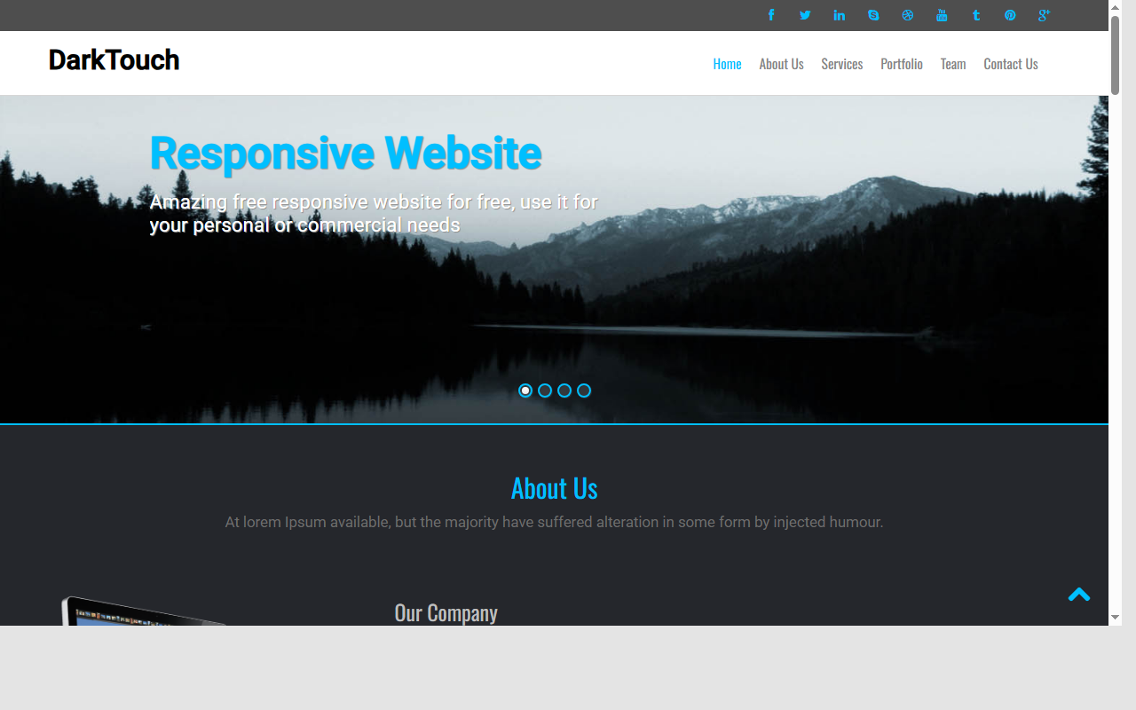 Darktouch-corporate-portfolio-bootstrap-responsive-web-template
