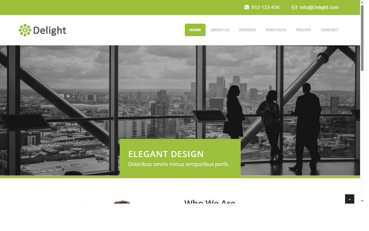 Delight-multi-purpose-free-html5-website-template