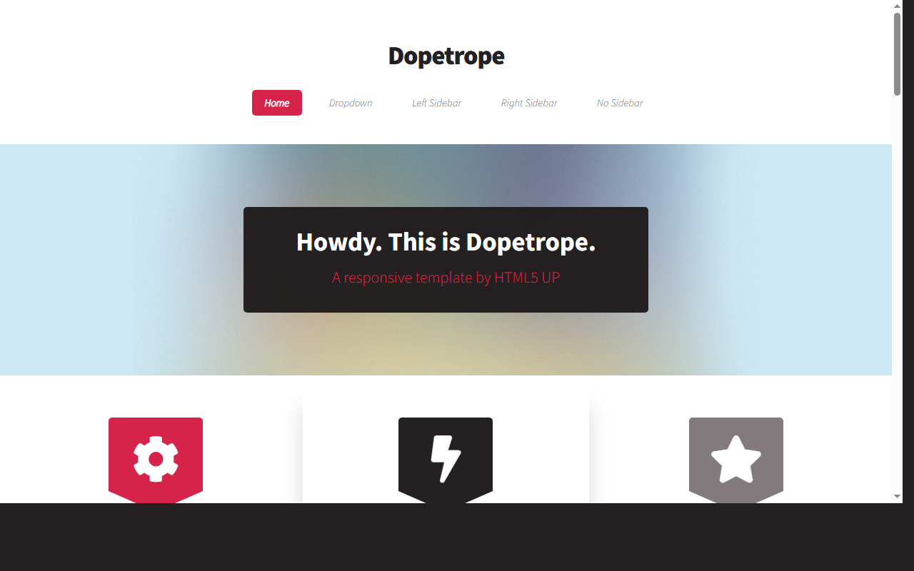 Dopetrope