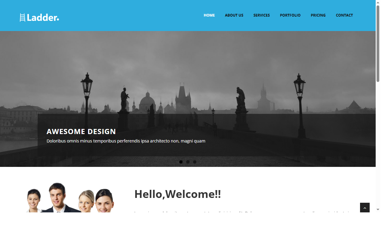 Free-bootstrap-template-for-multi-purpose-ladder
