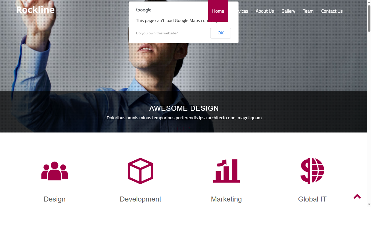 Free-bootstrap-template-rockline-business