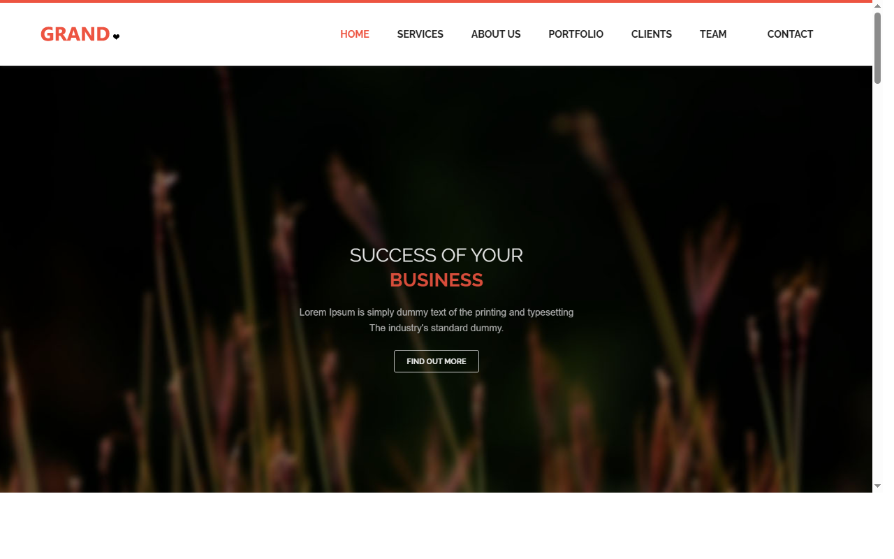Grand-free-bootstrap-responsive-website-template