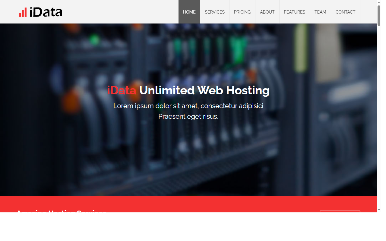 Idata-hosting-free-bootstrap-responsive-website-template