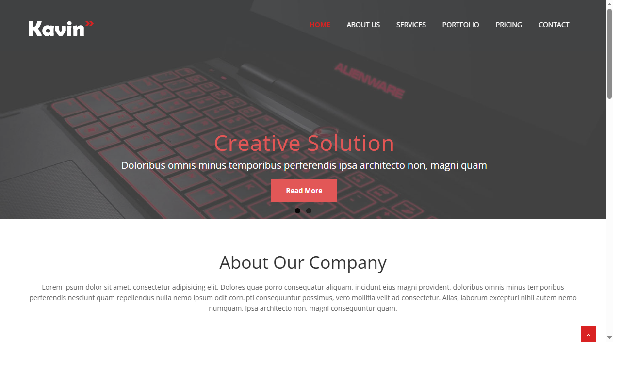 Kavin-corporate-bootstrap-responsive-web-template