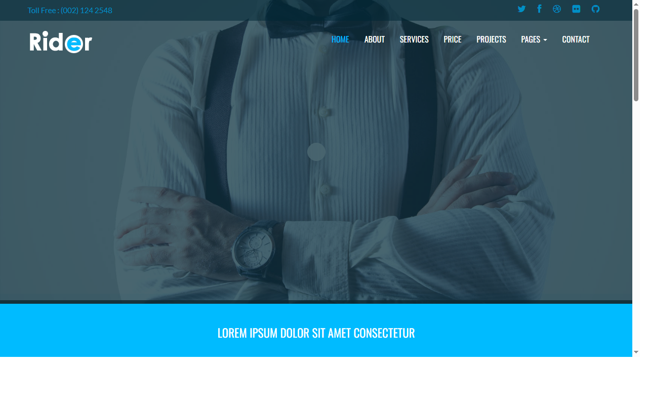 Rider-free-multi-purpose-bootstrap-template