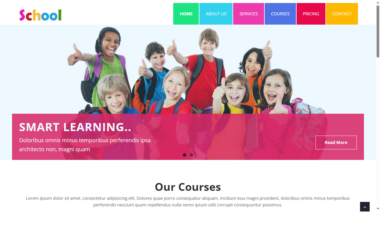 School-educational-html5-template