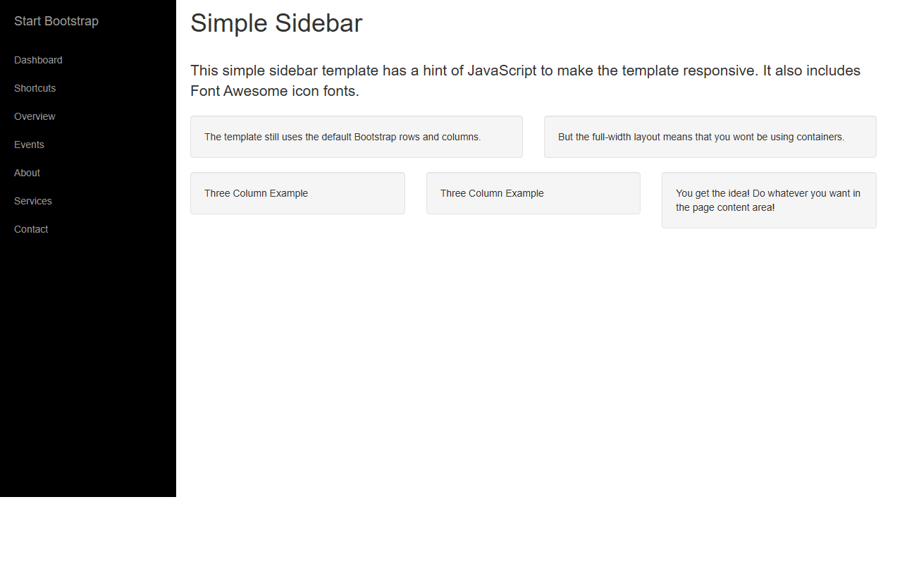 Simple-sidebar
