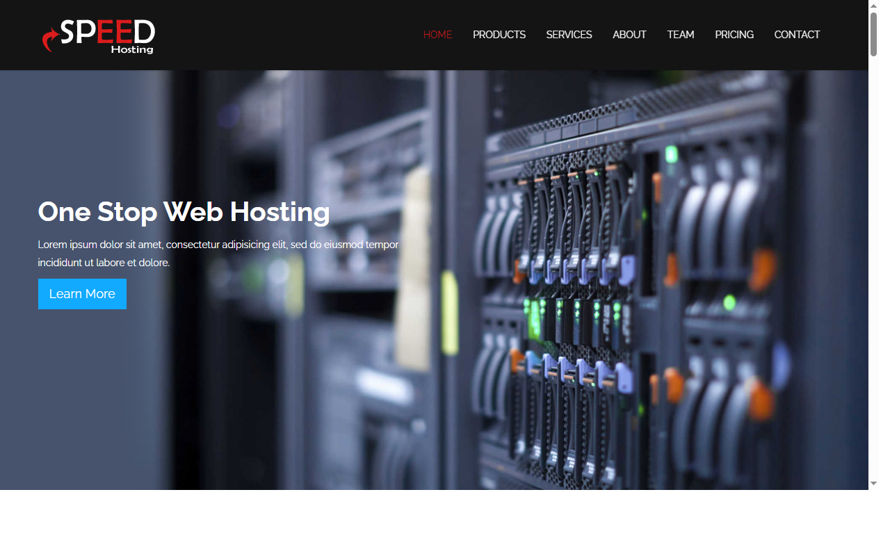 Speed-hosting-bootstrap-free-html5-template