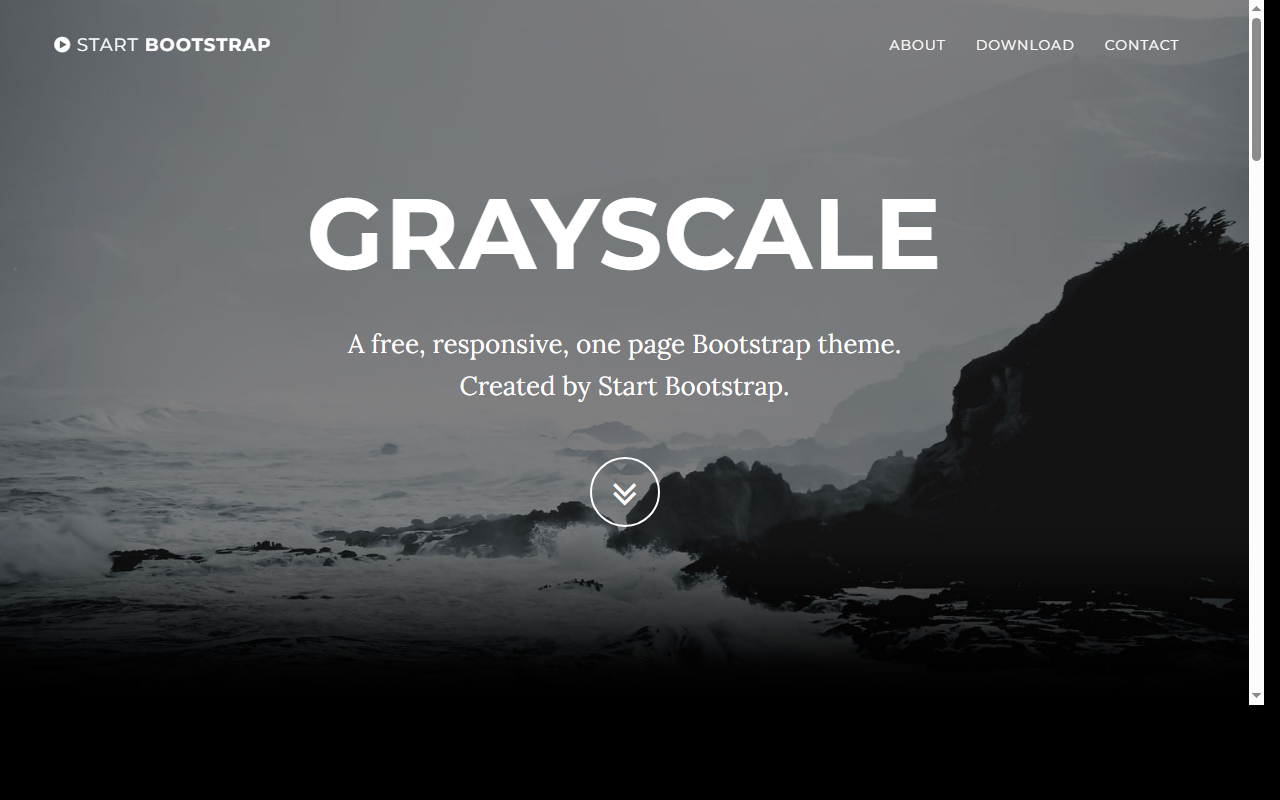 Startbootstrap-grayscale-1.0.